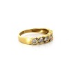 Bague diamants en or jaune 18k