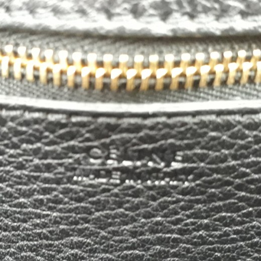 Sac Céline Hand Tie Bag en cuir noir