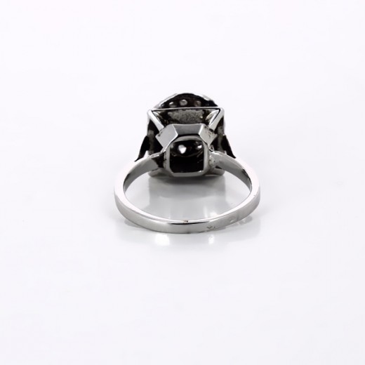 Bague diamants en or blanc 18k