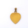 Pendentif coeur en or jaune 18k