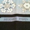 Carré Hermès Feux de l'Hiver en cachemire et soie