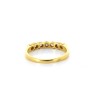 Bague diamants en or jaune 18k