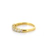 Bague diamants en or jaune 18k