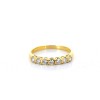 Bague diamants en or jaune 18k