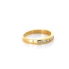 Bague diamants en or jaune 18k