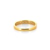 Bague diamants en or jaune 18k