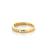 Bague diamants en or jaune 18k