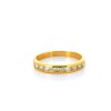 Bague diamants en or jaune 18k