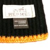 Echarpe Hermès en cachemire noir