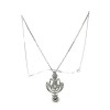 Pendentif ancien en diamants et or blanc