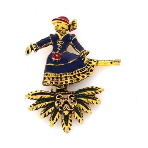 Broche Hermès Patineuse