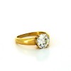 Solitaire 2.75carats en or jaune 18k 