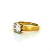 Solitaire 2.75carats en or jaune 18k 