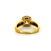 Solitaire 2.75carats en or jaune 18k 