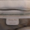 Sac Christian Dior en cuir blanc cassé