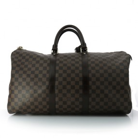 Sac Louis Vuitton Keepall 50 en toile damier