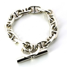 Bracelet Hermès Chaîne d'Ancre en argent