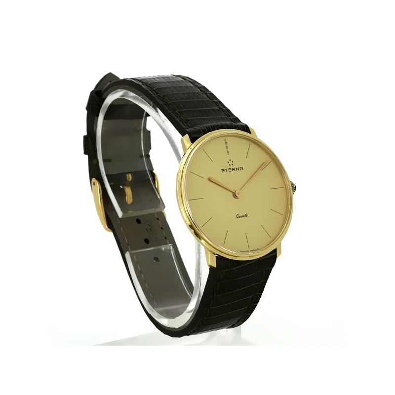 Montre Eterna en or a quartz