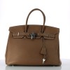 Sac Hermès Birkin 35 en cuit Togo gold