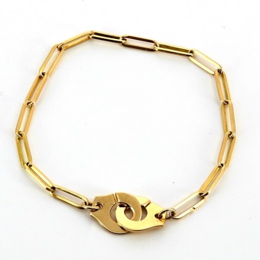 Bracelet Dinh Van en or menottes