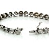 Bracelet or blanc et diamants