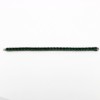 Bracelet en or blanc  diamants et emeraudes