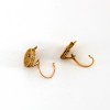 boucles d'oreille ancienne lune et etoile