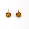 boucles d'oreille ancienne lune et etoile