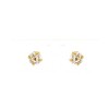 Boucles d'oreilles Clou en or jaune avec diamants 