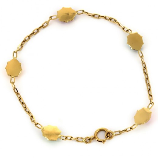 Bracelet avec coccinelles