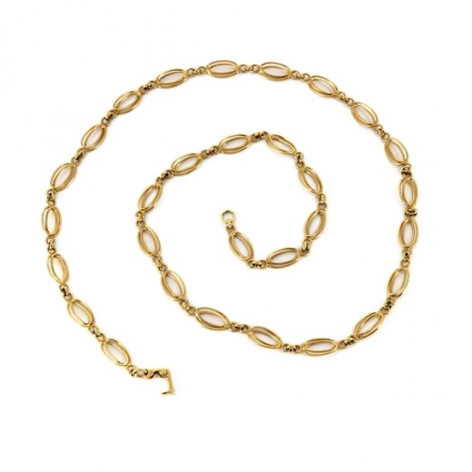 Collier en or volutes