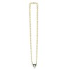 Collier de perles et fermoir fleur