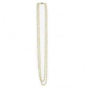 Collier de perles avec fermoir en or