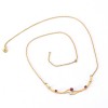 Collier rubis en or jaune 18 k