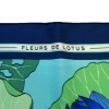 Carré Hermès Fleurs de Lotus en soie