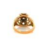 Bague en or jaune 18k avec diamant