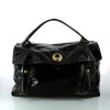 Sac Yves Saint Laurent Muse Two en cuir noir