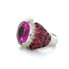 Bague pierre rose