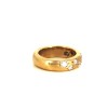 Bague diamants en or jaune