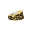 Bague Bernardaud Gardenia or noir