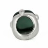 Bague Pomellato 67 en argent et agate teintée verte