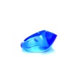 Bague Baccarat en cristal bleu