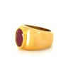 Bague pierre rouge