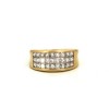 Bague pavage diamants 