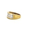 Bague pavage diamants 