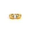 Bague diamants en or jaune