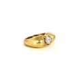 Bague diamants en or jaune