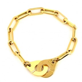 Bracelet Dinh Van Menottes R15 en or jaune 