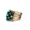 Bague turquoises