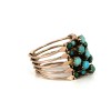 Bague turquoises